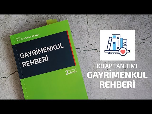 Kitap: Gayrimenkul Rehberi